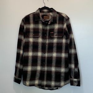 Orvis Black & Cream Plaid Lightweight Shirt Jacket